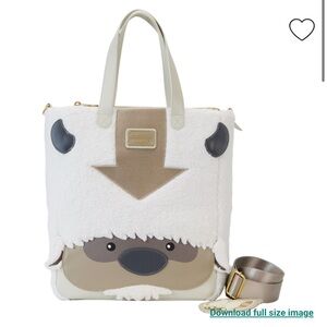 Loungefly Avatar The Last Airbender Appa Cream and Tan Tote Bag SOLD LOCALLY